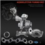 Frankberg Turbocompresseur Compatible avec A3 2.0 TDi 2003-2013 Golf V 2.0 TDi 2003-2009 P.a.s.s.a.t 2.0 TDi 2005-2010 Golf Plus
