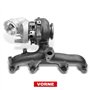 Frankberg Turbocompresseur Compatible avec A3 Sportback 8PA 1.9TDI 2004-2010 Golf Plus 521 5M1 1.9TDI 2005-2009 J.e.t.ta III 1K2