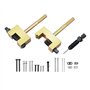 Zoomtools Outil de rivetage de chaînes de Distribution de Moteur, kit d'outils d'installation de Retrait Compatible avec Mercede