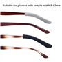 4 Paires Protege Branche Lunette,Couvre Branche Lunette en Tissu de Coton Tricoté Doux,Accessoires de Lunettes de Elastiques Ant