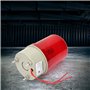 220VAC Rotatif Clignotant Signal Lumière Rouge LED Avertissement Lumière Industrielle Signal Avertissement Lampe97mm Diamètre