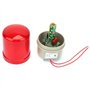 220VAC Rotatif Clignotant Signal Lumière Rouge LED Avertissement Lumière Industrielle Signal Avertissement Lampe97mm Diamètre
