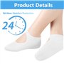 Chaussette en Silicone, Respirant Hydratante Chaussettes Antidérapantes en Silicone, Chaussettes Hydratantes Anti-Fentes Pour Le