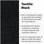 Jacquard Textile Peinture 8 Oz Noir