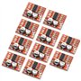 Lot de 10 mini modules de platine d'entraînement à 2 voies CC L298N