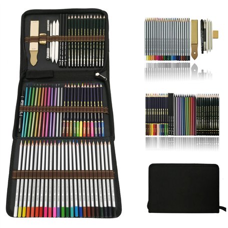 Professionnel Colore Art Set - Malette dessin Inclus pastel