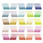 Zzcy 150 Pcs Tirette de Remplacement en Nylon Cordon de Tirettes de Fermeture Eclair Colorées Cordon de Tirage Extension Rallong