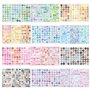36 Feuilles Adhésifs Décoratif Étiquettes de Codage Couleur Marquage des