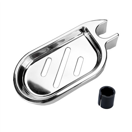 Porte-Savon pour Barre de Douche - Étagère de Salle de Bain - Accessoire de Douche