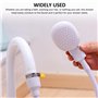1 pommeau de douche blanc pour animal de compagnie - Pommeau de douche portable - Avec tuyau