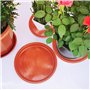DHSBGWSX Lot de 10 plateaux pour plantes - Bac d'égouttement - Mini pot en terre cuite - Plateau de jardin - Base de pot de fleu
