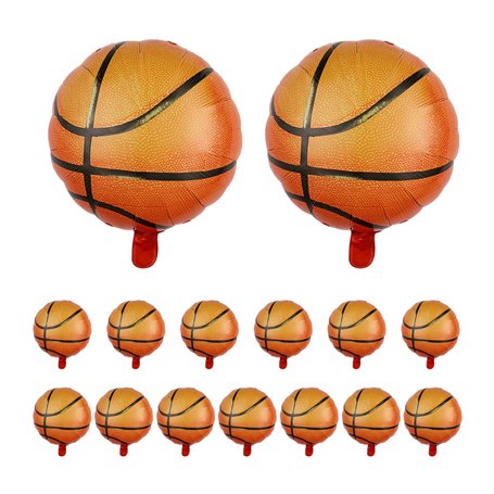 Lot de 15 Ballons de Basket - Décorations de Fête et de Sport - Jeu Créatif et Amusant pour Enfants