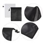 Lot de 4 sacs en maille avec cordon de serrage - Sacs de rangement pour jouets de plage - Sacs de rangement pour vêtements - Sac