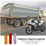 Lot de 8 réflecteurs pour camion - Accessoires de moto - Réflecteurs de remorque - Réflecteurs arrière de moto - Parfaits pour d