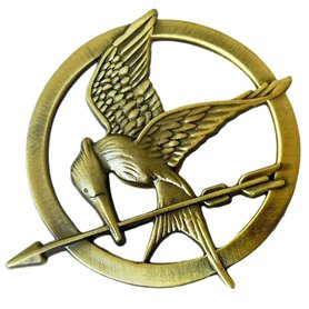 1 broche The Hunger Games Katniss Everdeen Cosplay Prop Rep Mockingjay Broche Badge