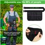 KBNIAN Ceinture Travail Porte Outils avec 7 Pochettes Ceinture Bricoleur Ceinture Charpentier Ceinture Porte Outillage Professio