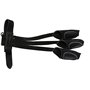 Namvo Gants de tir à l'arc 3 doigts en cuir Gants de protection pour tir à l'arc Équipement de protection Convient pour le tir à