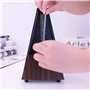 TAMUME Bois-Coloré Antique Cru Pyramide Style Renforcé plastique Metronome 40-208 BPM Tempo Minuteur Musique Intégré Avec Bell e