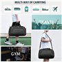 Sac de Sport Homme Sac de Voyage avec Compartiment à Chaussures Grande Capacité Imperméables Weekender Sac Gym Fitness Sac Bando