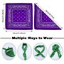 INNAL 8 Pièces Bandanas Bandanas Paisley Polyester Bandana Cowboy Bandana Unisexe pour Poignet Cou Tête 54x54CM