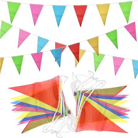 Rseuphiee Guirlande Fanions 100M pour Anniversaire