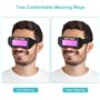 Lunettes de Soudure, Masque de Soudeur Automatique, Auto-assombrissantes Solaires Lentilles TIG MIG Lunettes Soudeur pour Protec