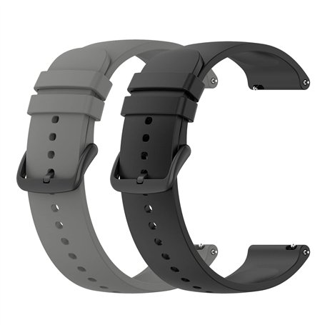 Diman Silicone Bracelet pour Amaz fit GTS 3/GTS 4 Mini/GTS 2/GTS 2e/Bip U/Bip U Pro/Bip Lite