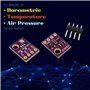 CUQI GY-BME280 Capteur de Pression barométrique, capteur de Pression altimètre calibré avec Module altimètre IIC I2C pour module