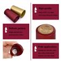 OHYER 100 Pièces Vin Capsules Rétractables en PVC Capsules Thermorétractables Bouteille Vin Capsules Rétractable Bouchon Thermor