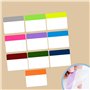 Lot de 400 onglets autocollants - 20 lots de 10 couleurs - Inscriptibles et repositionnables - Pour marqueurs de page ou marque-