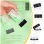 MXTIMWAN 12 Pièces Bouteilles de Jus en Plastique, Bouteilles Vides Réutilisables 120 ml, Mini Bouteilles de Shot Bouteilles ave