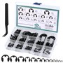 450 pièces Circlips Interne E-Clips