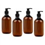 MXTIMWAN 4 Pièces Bouteille Shampoing Vide