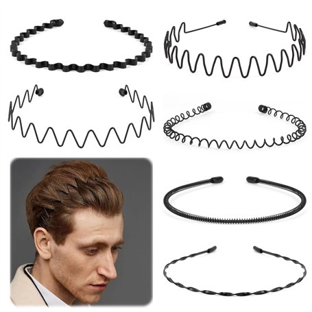 6PCS Sport Unisexe Serre Tete Accessoires