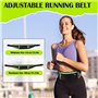 UKOFEW Ceinture de Course,Ceinture Running Ajustable,Sacs Bananes de Sport Etanche avec Bande Réfléchissante,pour Homme et Femme