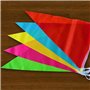 150pcs Multicolore Drapeaux Triangle Bunting de Partie Guirlande Fanion Tissu Pennant Bannière Banderole Coloré Pour Fête Annive