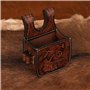 TOURBON Pochette de Cartouche en Cuir de Luxe pour Sac de tir de Skeet de piège de Fusil de Chasse Porte-munitions 12GA/16GA