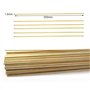 XNJIHWA 20 Pièces Baguettes Soudage Laiton Ronde Tige de soudage 1.6mm * 240mm Electrode Soudure Barre pour Soudure et Brasage d