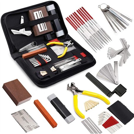 45 pcs Kit d'outils de nettoyage pour guitare