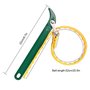 letuxaamz Clé à sangle pour filtre à huile - 8 pouces - Multifonctions - Clé à sangle en caoutchouc - Clé à cliquet pour décapsu