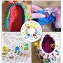 240Pcs Marqueur Tricot, BetterJonny Marqueurs Verrouillages 10 Couleurs Anneaux Marqueurs Tricot Verrouillage Epingles Tricot Ma