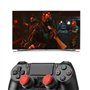 TEUVO Thumbsticks, Silicone Joystick Grips Caps pour PS5 Controller et pour PS4 Controller à Augmenter Précision Aide avec Viser