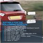 Merautop SJ Lot de 2 lampes LED de rechange pour plaque d'immatriculation F0.r-d Fiesta Galaxy MKIII C-MAX Focus Jaguar XF Range