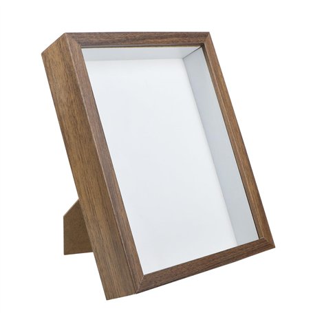 Qaixwuyi Cadre Photo 3D Cadre Photo Fleurs Séchées Creuses Cadre Spécimen Papillon Cadre Photo Objets Remplir Cadre Photo Bois P