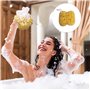 4 Morceaux D'Éponge De Bain Douce, Outils De Nettoyage Du Corps, Accessoires De Bain, Accessoires De Soins Du Corps.