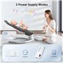 Balançoire électrique pour bébés, avec application et télécommande, harnais 5 points, 10 musiques Bluetooth et 5 vitesses, suppo