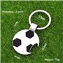 XLKJ Lot de 10 Ouvre Bière Porte Clé, Ouvreur de Bouteille de Bière Porte Clés Tire-Bouchon Créatif Décapsuleur de Football Prat