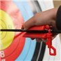 XLKJ 3 Pièces Extracteur de Flèche en Silicone Pinces de Flèche avec Porte-clés Outils pour Arcs de Tir à l'arc