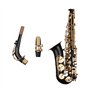 summina Saxophone Eb Alto Sax en laiton laqué doré 82Z Key avec gants rembourrés, chiffon de nettoyage, brosse pour saxophone