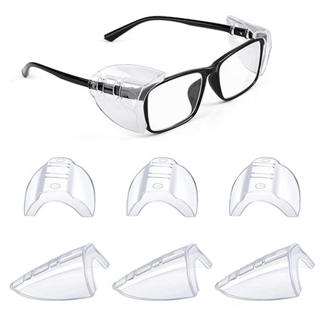 SYEYCW 4 Paires Transparentes Protections Latérales pour Lunettes